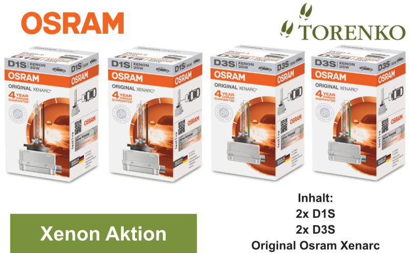 Osram Xenonlampen Set D1S / D3S
